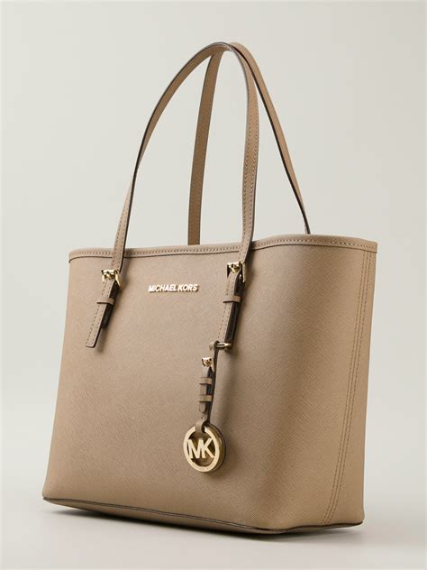 michael kors jet set lg ns tote|Jet Set Medium Pocket Tote Bag .